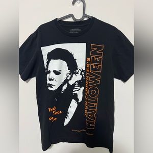 Mens, small, black tee